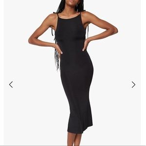 WeWoreWhat BOAT NECK RIB MAXI DRESS